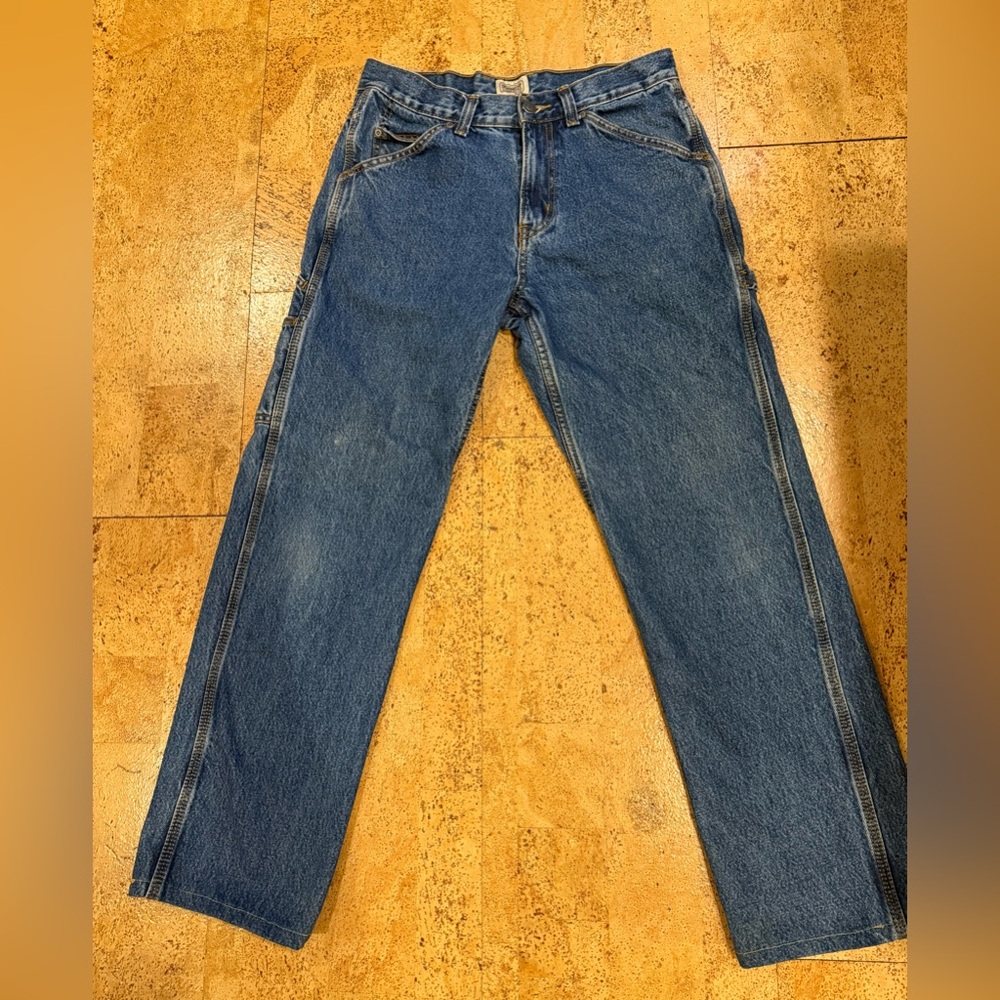Schmidt Jeans Men's 32 x 32 Rugged Classic Work Dungarees Carpenter Pant R248